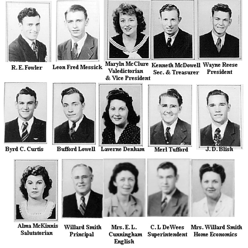 Graduating Class of 1943-1944 Graduating Class of 1943-1944